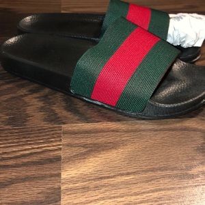 Green and red slides